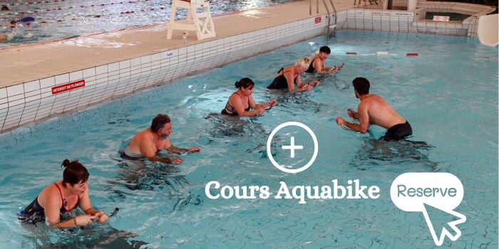 Réservez vos cours d'aquabike en ligne !